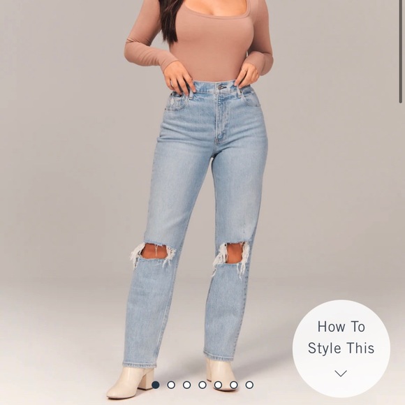 abercrombie mom jeans!!! - Picture 3 of 3